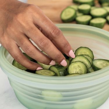 stojo 36oz萬用折疊碗/ 軍綠色/ 半透明